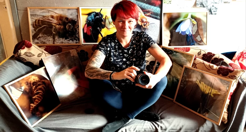 Katarzyna Kolankiewicz z aparatem rzadko się rozstaje. Fot. archiwum prywatne