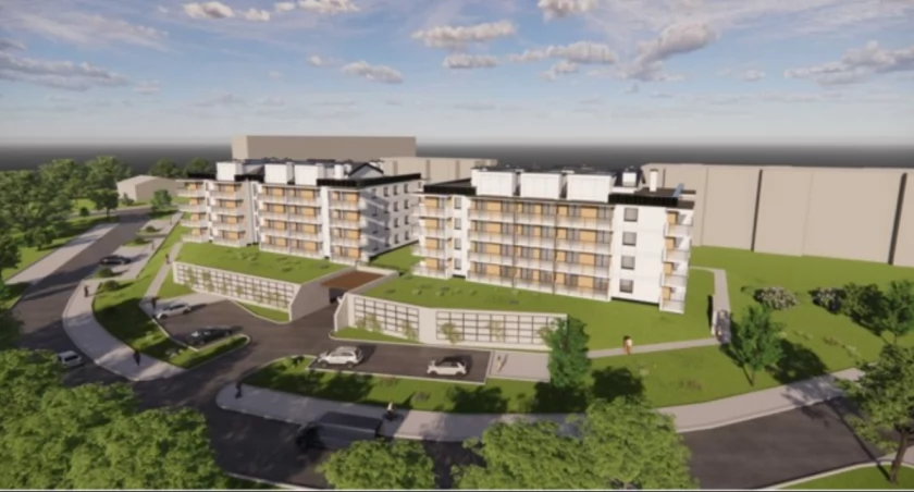 Fot. projekt nowych mieszkań w Kętrzynie