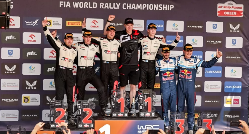 Pierwszy start, pierwszy triumf – Rovanpera najlepszy w ORLEN 80. Rajdzie Polski.