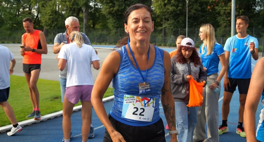 Joanna Brzóska z Teamu Mrągowo trzecia w 4. edycji Kętrzyńskiego Kilometra. Fot. MOSiR Kętrzyn