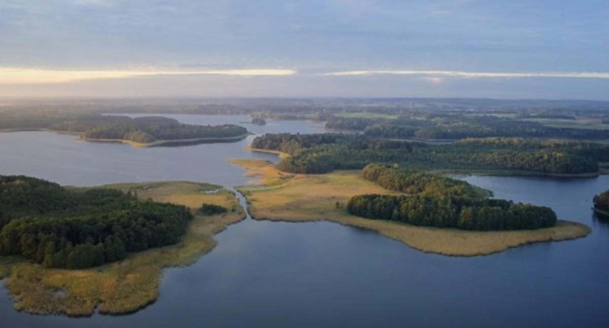 Krajobraz Parku z lotu ptaka (fot. Waldemar Bzura)