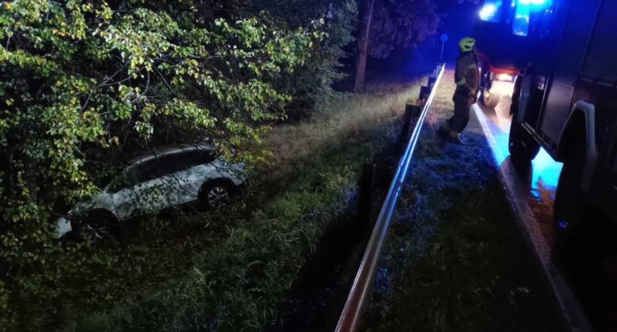 Drugie zdarzenie miało miejsce przed godz. 22. Fot. OSP Szestno/Facebook