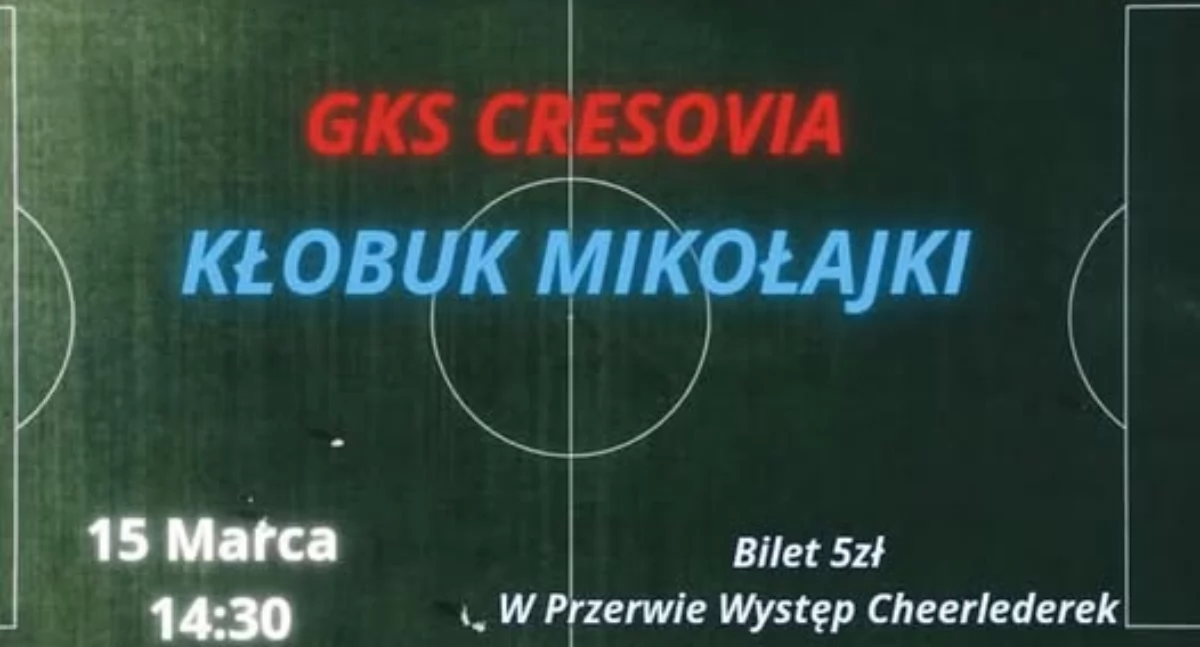 Piłka nożna, Kłobuk Mikołajki zagra Cresovią Górowie Iławeckim - zdjęcie, fotografia