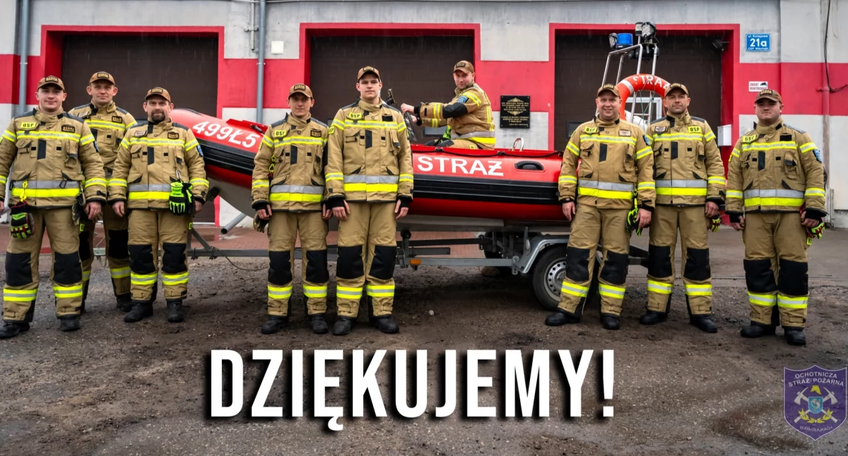 Fot. OSP Mikołajki / Facebook