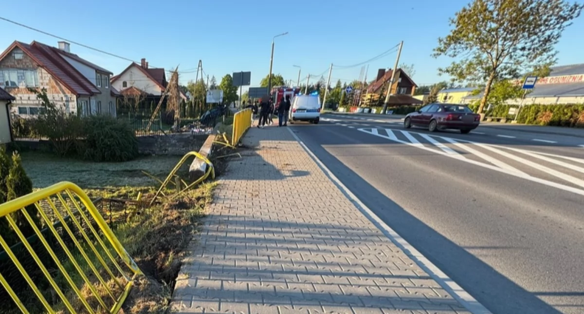 Do tragedii doszło w poniedziałek, 12 maja, w Pieckach. Fot. KPP w Mrągowie