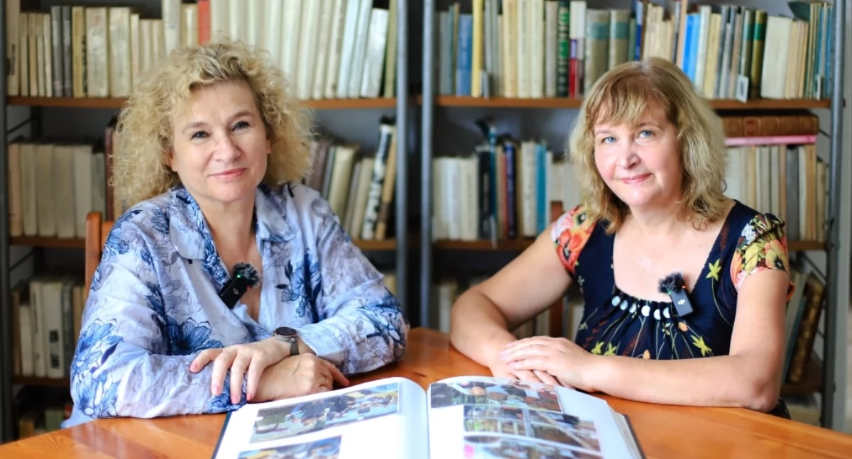 Na zdjęciu: Anna Wysuwa Szefler i Jolanta Hellis/Fot. Foto - percepcja