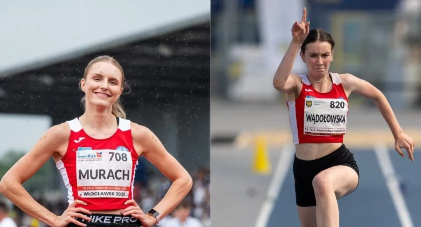 Maja i Wiktoria na podium Mistrzostw Polski U-23 w trójskoku! Fot. archiwum klubu