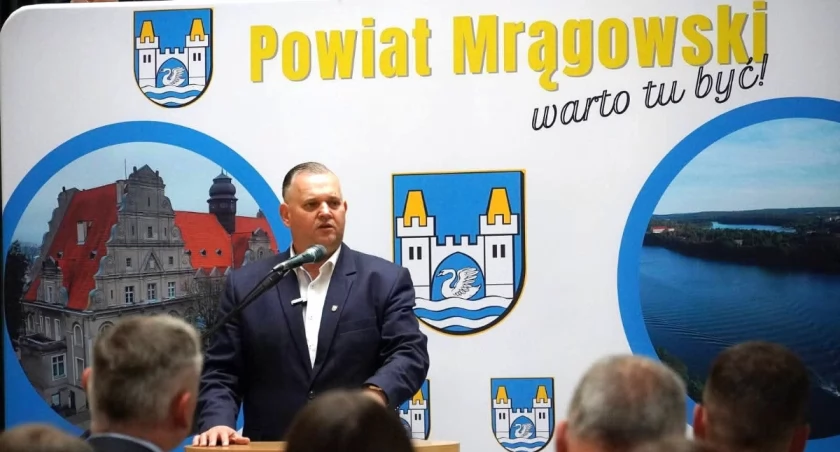 Waldemar Cybul został starostą w maju 2024 roku. Fot. archiwum CKZiU