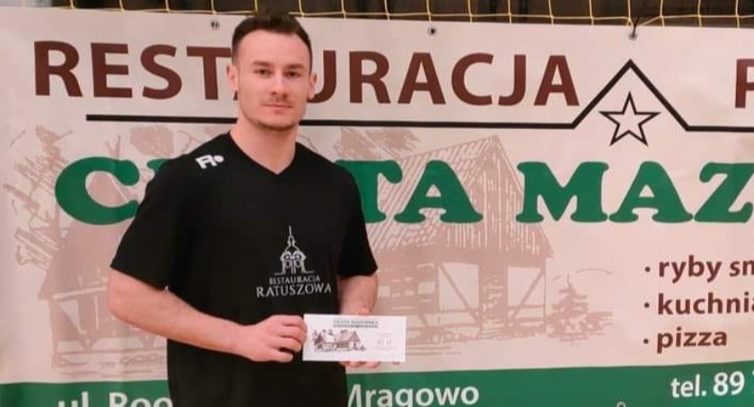 Marcin Spirydon piłkarzem sobotniej kolejki. Fot. organizator