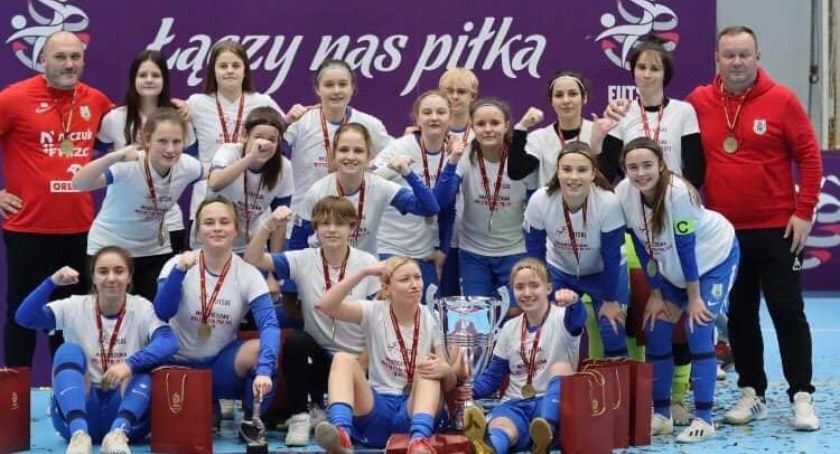 Nowe mistrzynie kraju w futsalu w kategorii U17! Fot. archiwum klubu