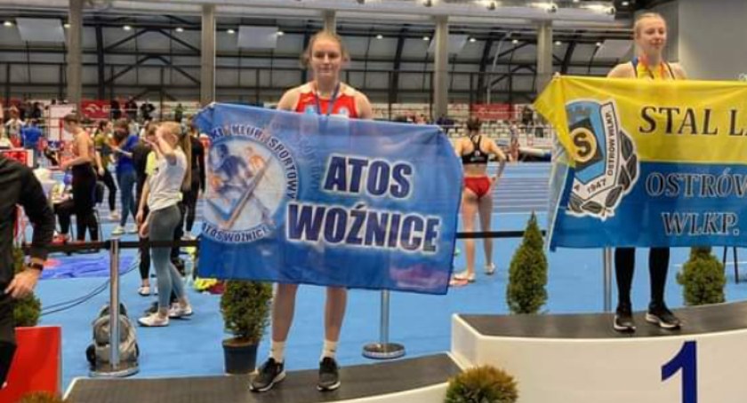 Maja Murach wicemistrzynią Polski U-18 w trójskoku. Brawo! Fot. Atos Woźnice/archiwum klubu