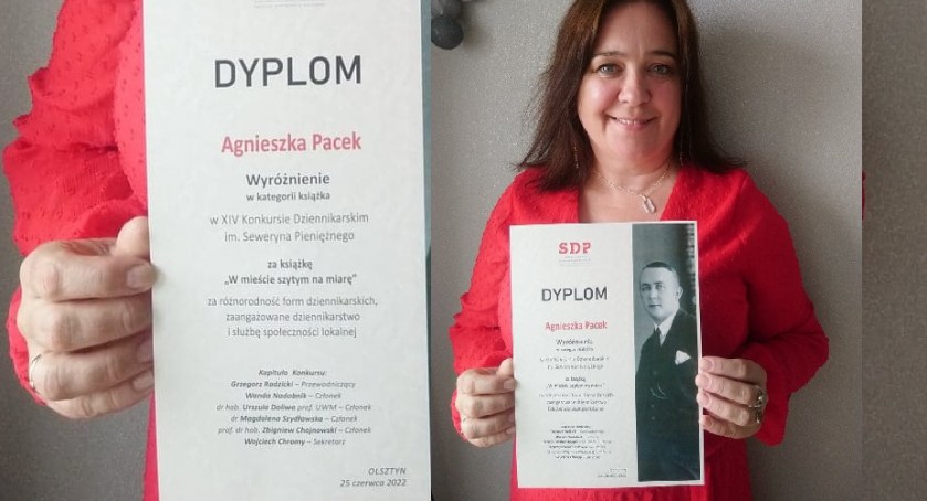 Agnieszka Beata Pacek z wyróżnieniem za 