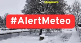 Silny mróz nadciąga nad powiat mrągowski. IMGW ostrzega przed spadkami do -17°C