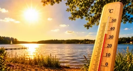 Uwaga na upały. W powiecie mrągowskim temperatura sięgnie 33°C