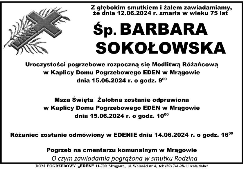 BARBARA SOKOŁOWSKA 