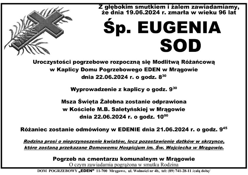 EUGENIA SOD