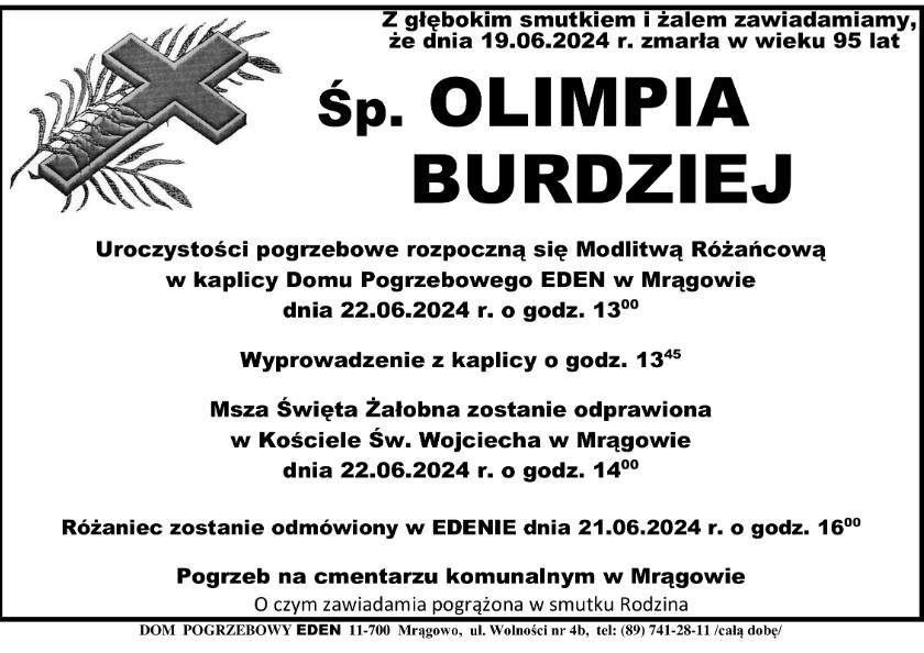 OLIMPIA BURDZIEJ