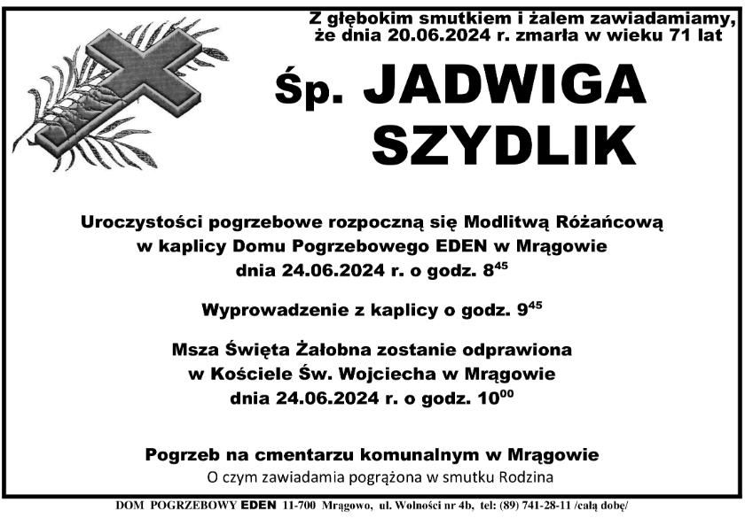JADWIGA SZYDLIK