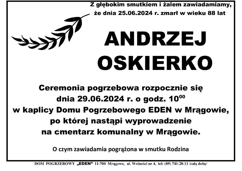 ANDRZEJ OSKIERKO