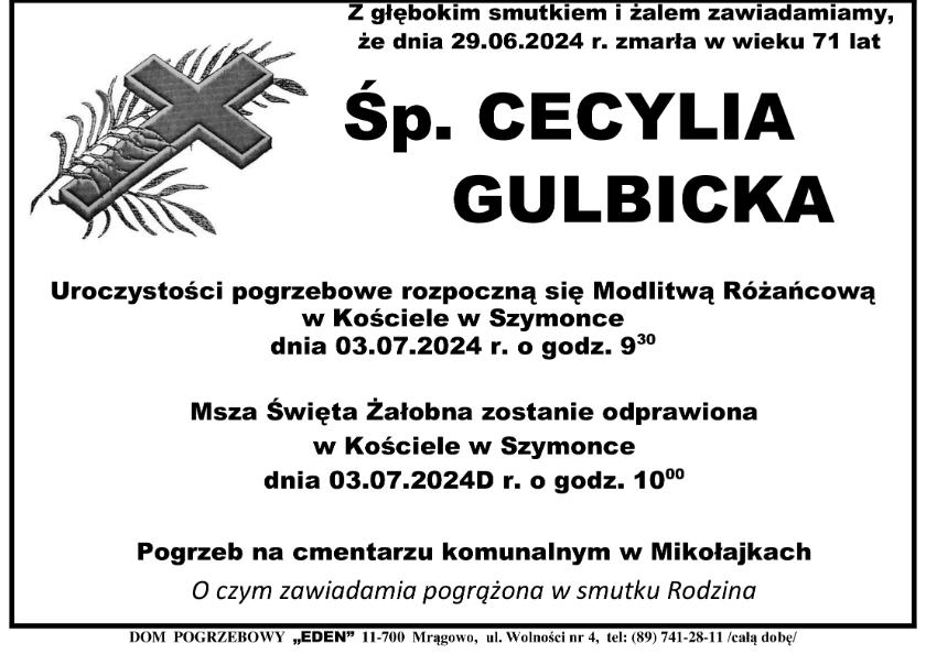 CECYLIA GULBICKA