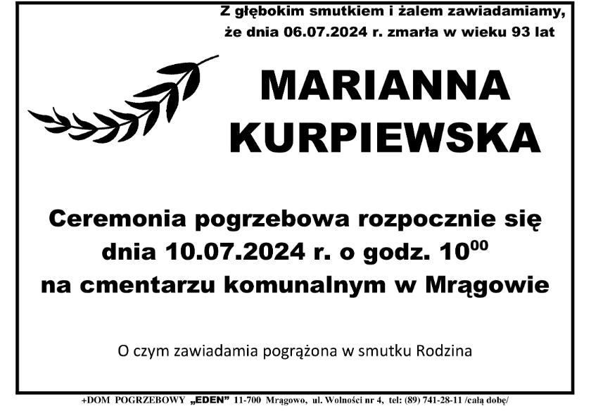 MARIANNA KURPIEWSKA