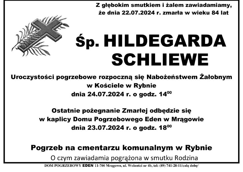 HILDEGARDA SCHLIEWE