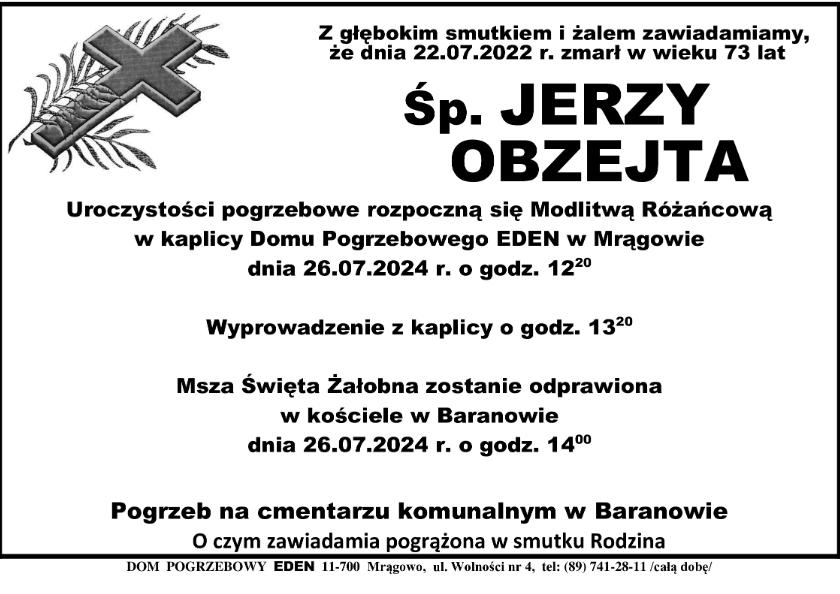 JERZY OBZEJTA