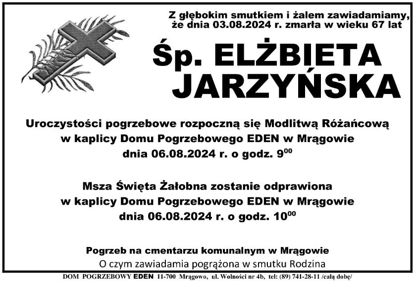 ELZBIETA JARZYŃSKA