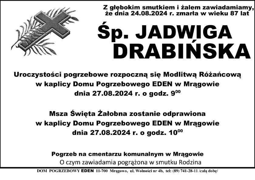 JADWIGA DRABIŃSKA