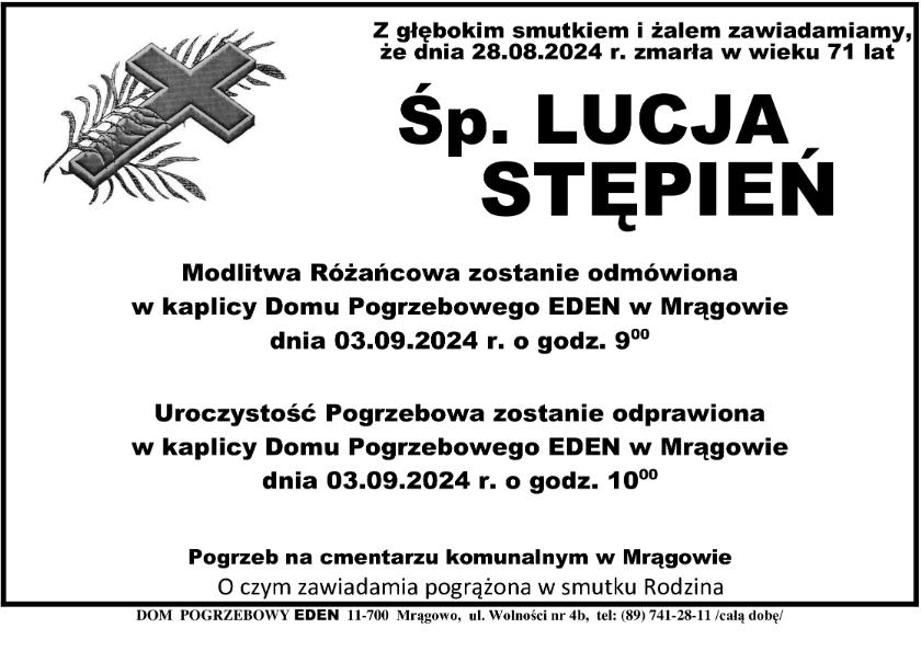 LUCJA STĘPIEŃ