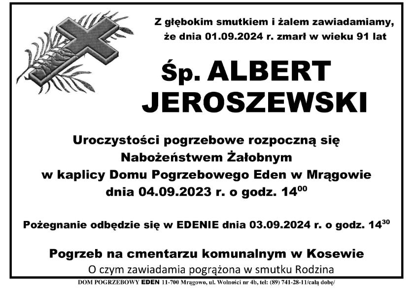 ALBERT JEROSZEWSKI