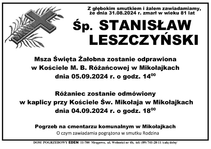 STANISŁAW LESZCZYŃSKI
