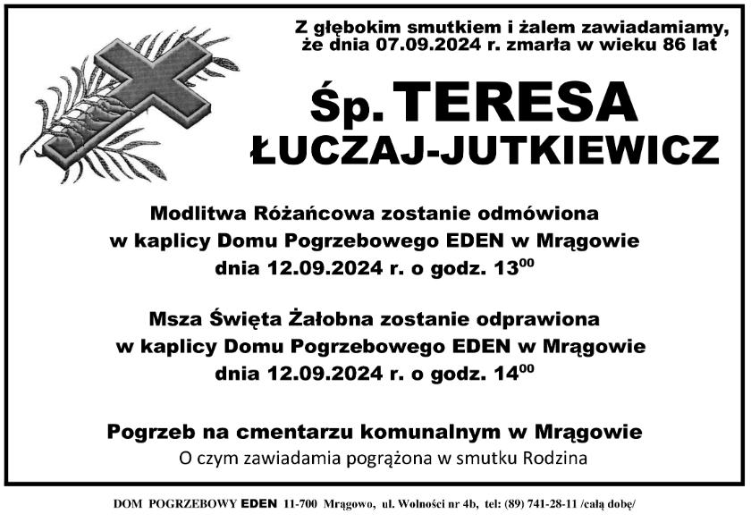 TERESA ŁUCZAJ-JUTKIEWICZ