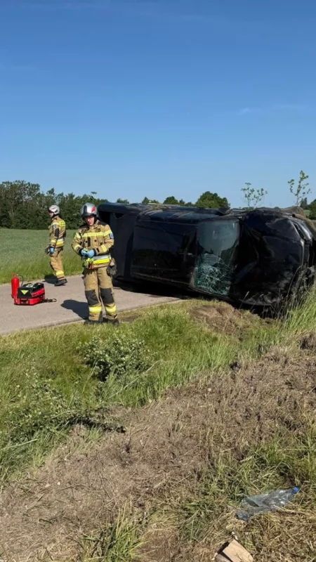 Pracowity dzień służb w powiecie mrągowskim. Kilka zdarzeń drogowych w ciągu kilku godzin