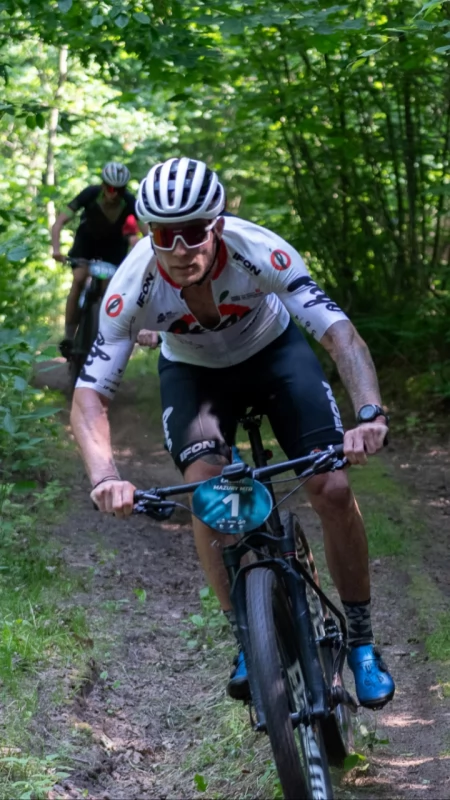 Debiut Sorkwit w Łaciate Mazury MTB. Jary Lampasza dały zawodnikom wycisk