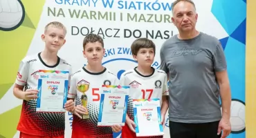 Mrągowskie ekipy na podium wojewódzkiego finału Ogólnopolskich Mistrzostw w Minisiatkówce