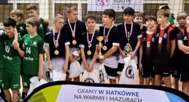 Złoto dla siatkarzy z SP nr 4 w Mrągowie!