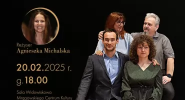 Śmiech, intryga i refleksja – wyjątkowy spektakl na scenie Mrągowskiego Centrum Kultury