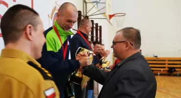 Mrągowianin wicemistrzem województwa w tenisie stołowym strażaków