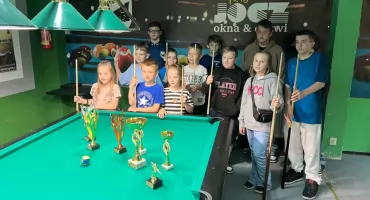Bilardowe emocje w Mrągowie. Młodzi zawodnicy pokazali klasę