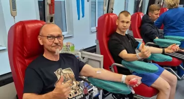 Honorowi dawcy z Mrągowa nie zawodzą – oddali już prawie 180 litrów w tym roku