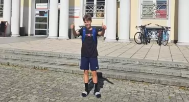 Młody piłkarz z Mrągowa na testach w Akademii Polonii Warszawa
