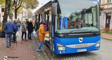 Specjalna komunikacja miejska w Mrągowie na Wszystkich Świętych