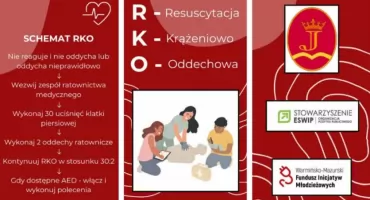Uczennica mrągowskiej szkoły stworzyła zakładki z instrukcją pierwszej pomocy