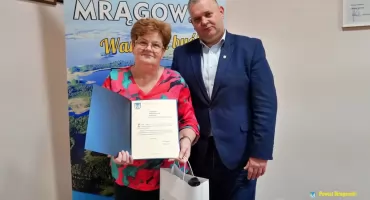 Wyjątkowy jubileusz w Starostwie Powiatowym w Mrągowie