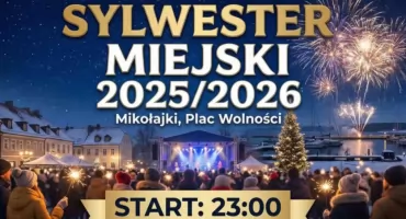 Nowy Rok 2026 pod gwiazdami. Sylwester plenerowy w Mikołajkach