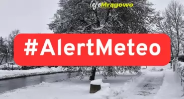 Silny mróz w powiecie mrągowskim. IMGW ostrzega przed spadkami temperatur do -25°C