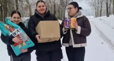 Młodzież z OHP Mrągowo pomaga zwierzętom. Zbiórka karmy i wsparcie leśnej zwierzyny