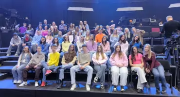 Młodzież z mrągowskiego liceum w telewizyjnym show