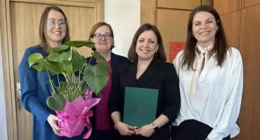 Jubileusz w Urzędzie Gminy Sorkwity. 25 lat pracy Edyty Dajnowskiej